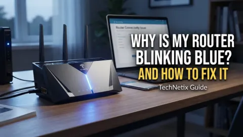 Why Is My Router Blinking Blue and How to Fix It