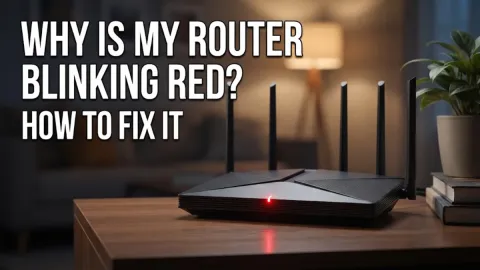 Why Is My Router Blinking Red? How to Fix It