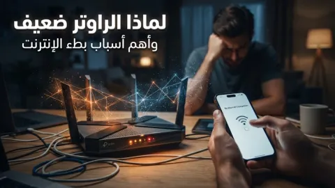 لماذا الراوتر ضعيف وأهم أسباب بطء الإنترنت
