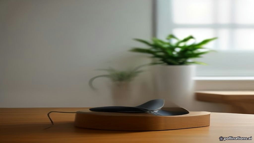 A modern Wi-Fi router in a living room