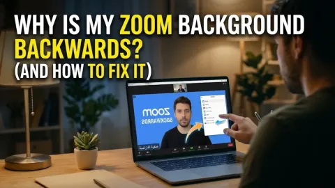 Why Is My Zoom Background Backwards and How to Fix It