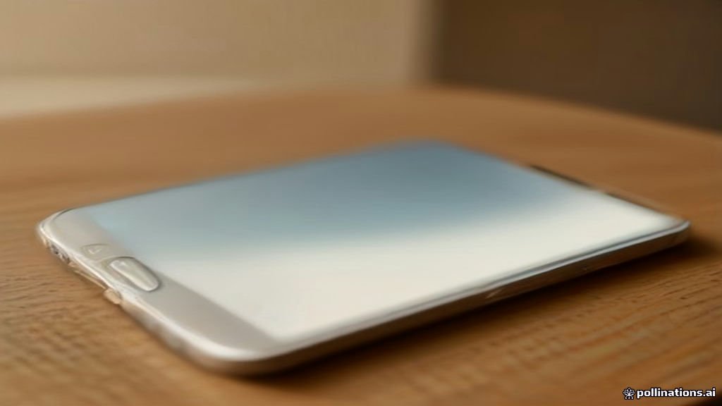 Samsung Galaxy phone displaying storage and device care settings on screen