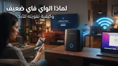 لماذا الواي فاي ضعيف وكيفية تقويته للأبد