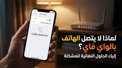 لماذا الموبايل لا يتصل بالواي فاي وكيف تحل المشكلة