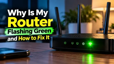 Why Is My Router Flashing Green and How to Fix It