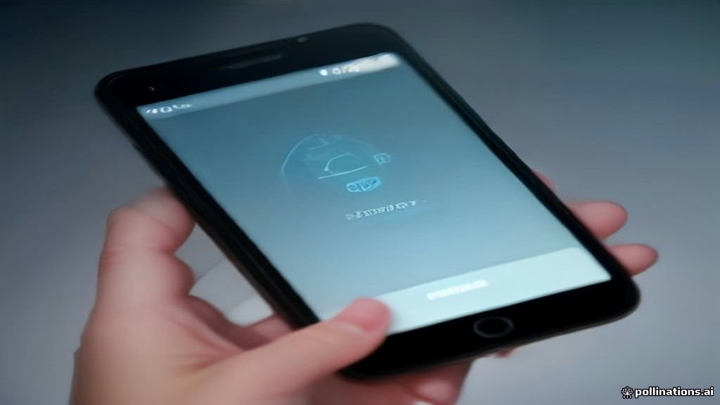 Digital padlock on a secure smartphone screen representing password manager safety.