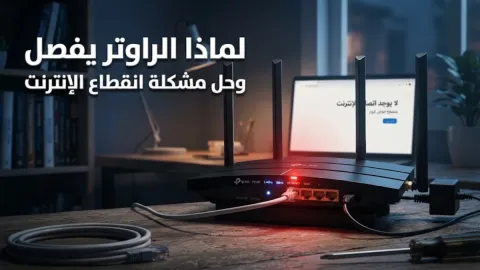 لماذا الراوتر يفصل وحل مشكلة انقطاع الإنترنت