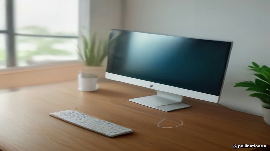 Computer display showing system settings and update configuration menus
