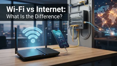 Wi-Fi vs Internet: What Is the Difference?