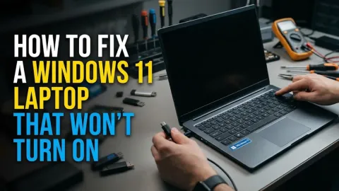 How to Fix a Windows 11 Laptop That Won't Turn On