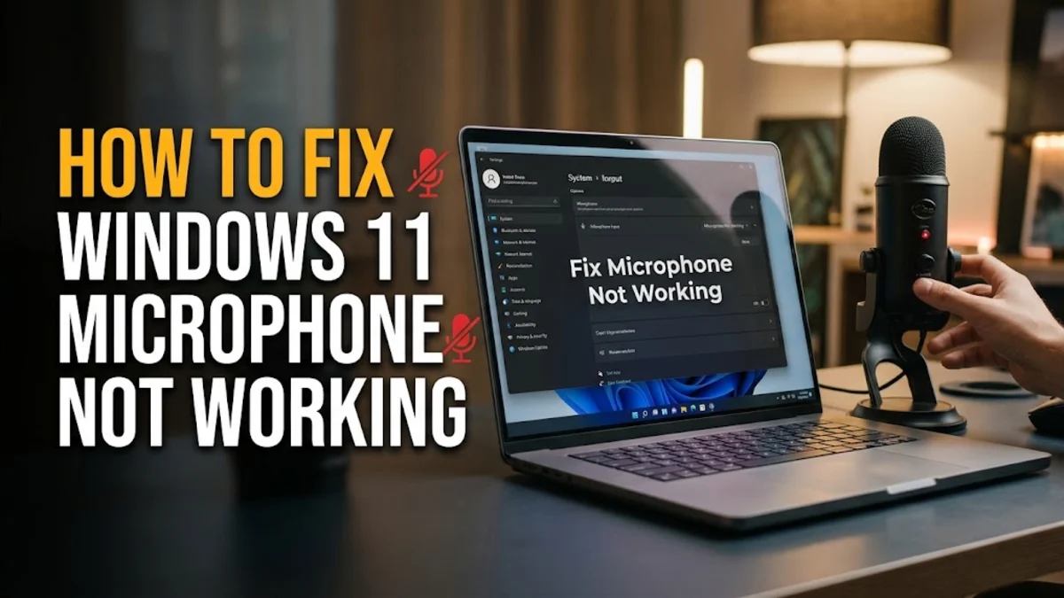How to Fix Windows 11 Microphone Not Working