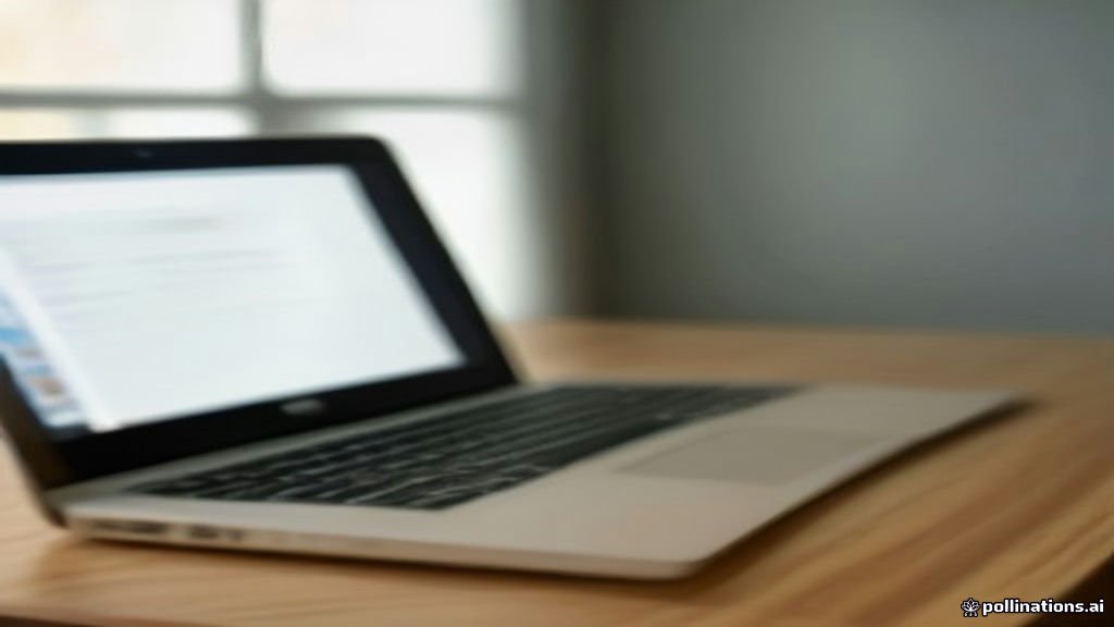 Laptop screen showing Windows installation process